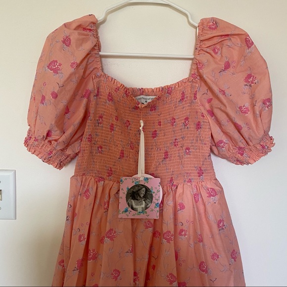 LoveShackFancy for Target Simone Tiered Floral Dress XS - Picture 8 of 11